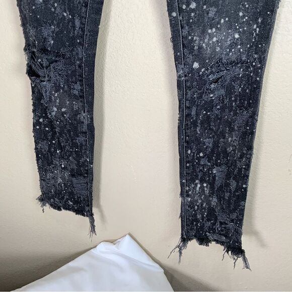 New Alexander Wang Hand Distressed Whiplash Jeans E14 - Picture 3 of 15